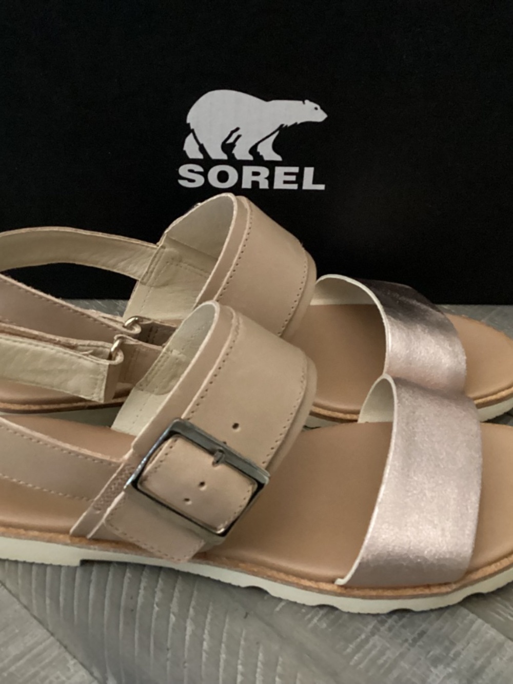SOREL Ella III Slingback Sandals, size 9 - Picture 9 of 10